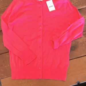 J Crew Jackie Cardigan SHOCKING PINK XS NWT